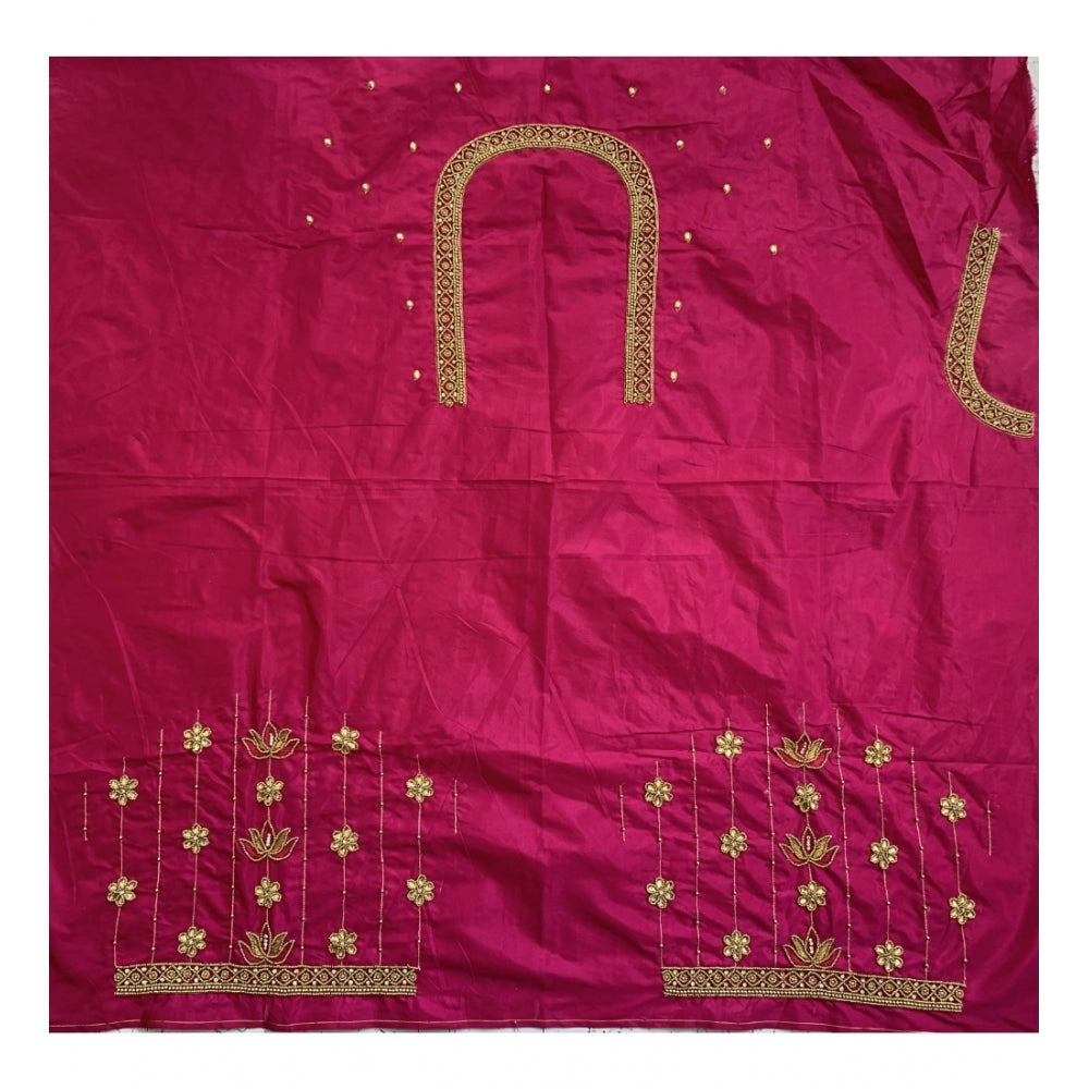 Ranili Cotton Silk Self Design Unstitched Blouse Piece