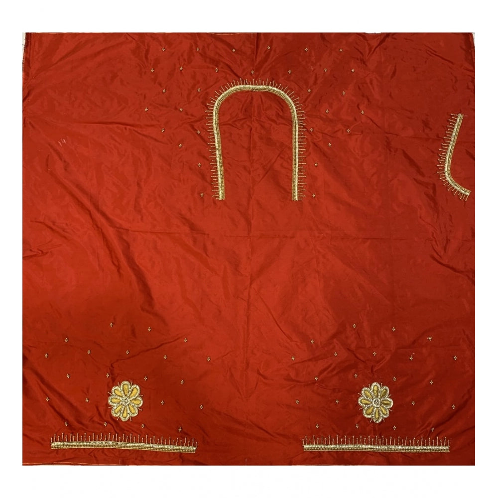 Ranili Cotton Silk Printed Unstitched Blouse Piece