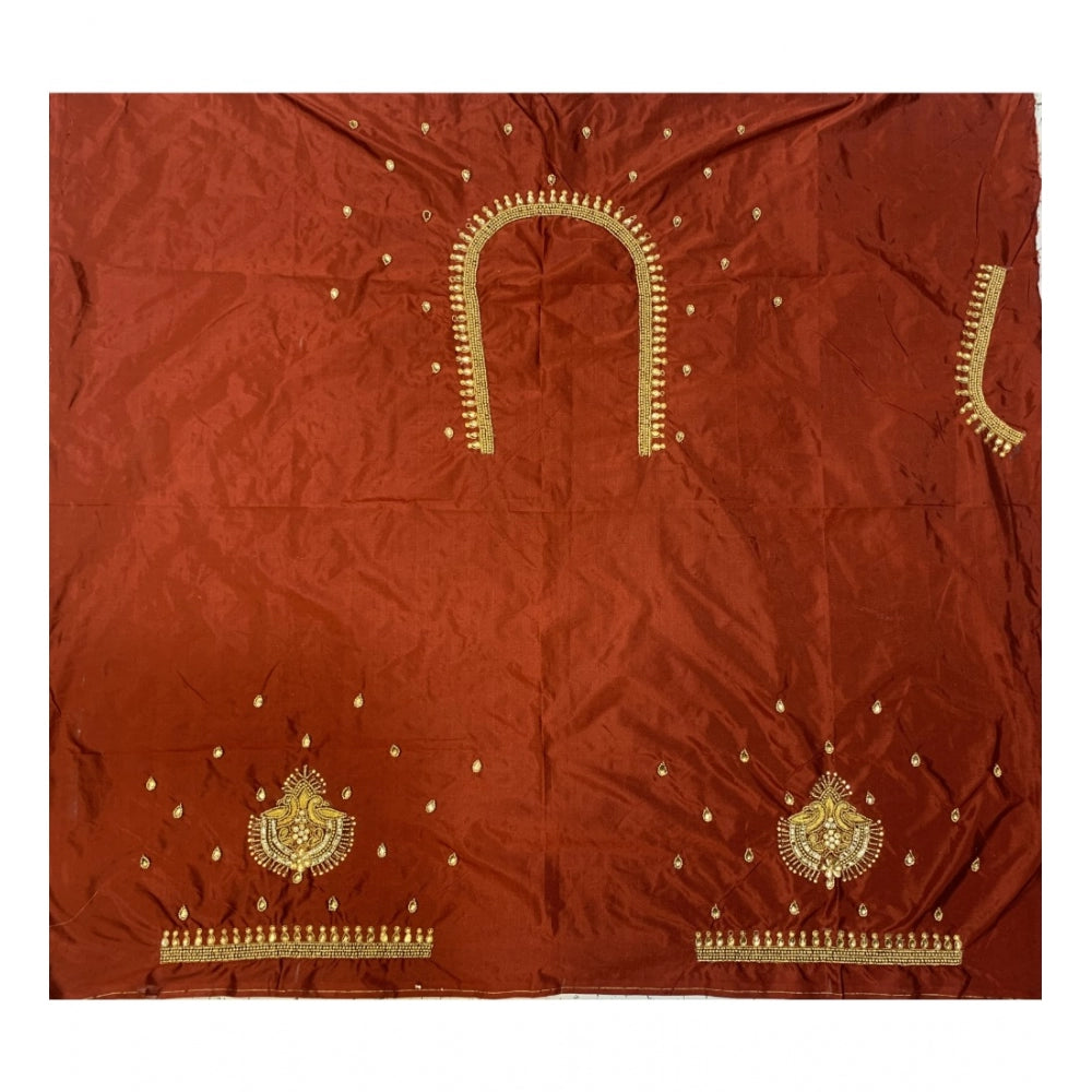 Ranili Cotton Silk Self Design Unstitched Blouse Piece