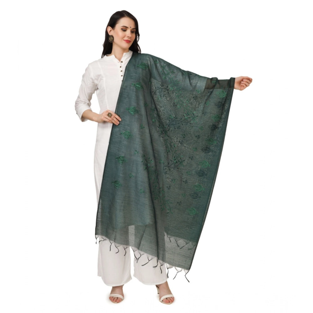 Ranili Cotton Embroidered Dupatta