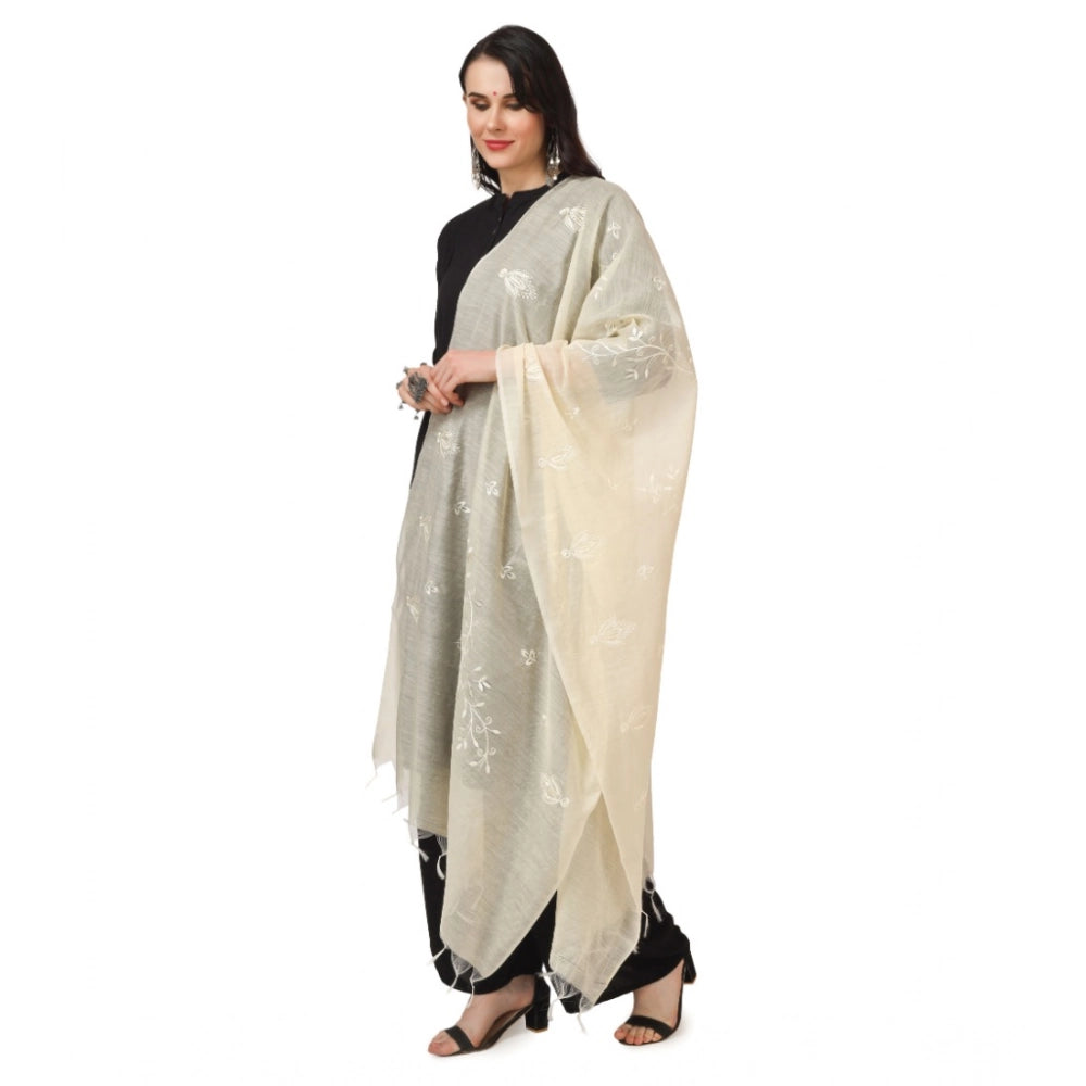 Ranili Cotton Embroidered Dupatta