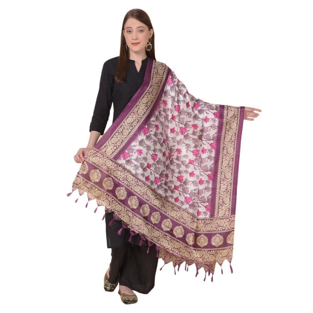 Ranili Art Silk Printed Dupatta