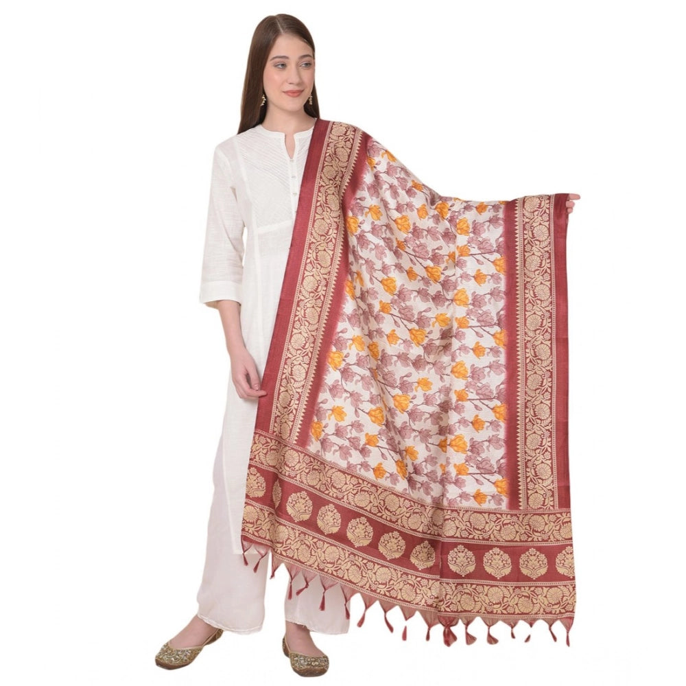 Ranili Art Silk Printed Dupatta