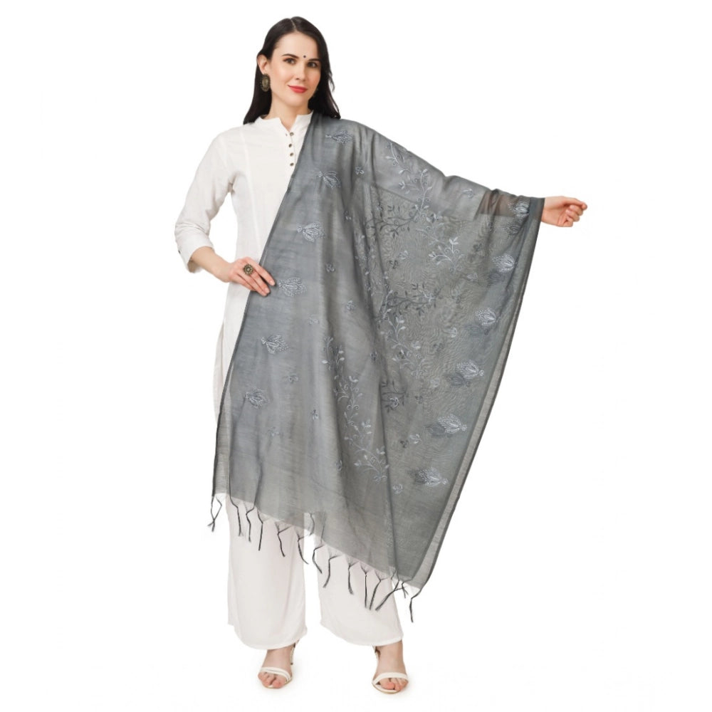 Ranili Cotton Embroidered Dupatta