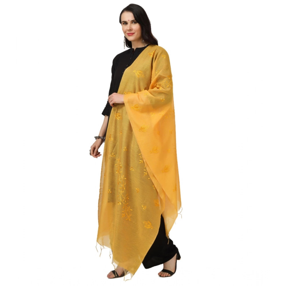 Ranili Cotton Embroidered Dupatta