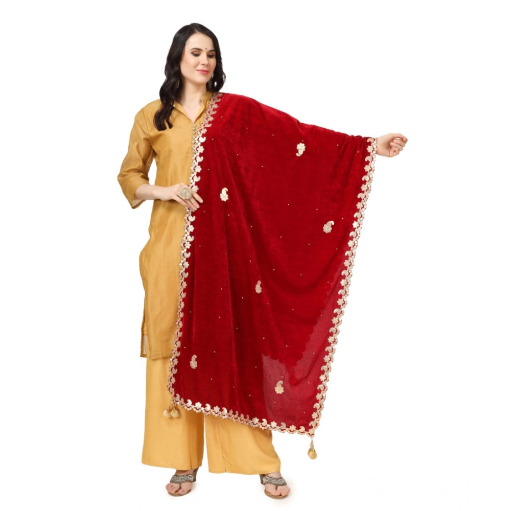 Ranili Velvet Gotta Patti Dupatta