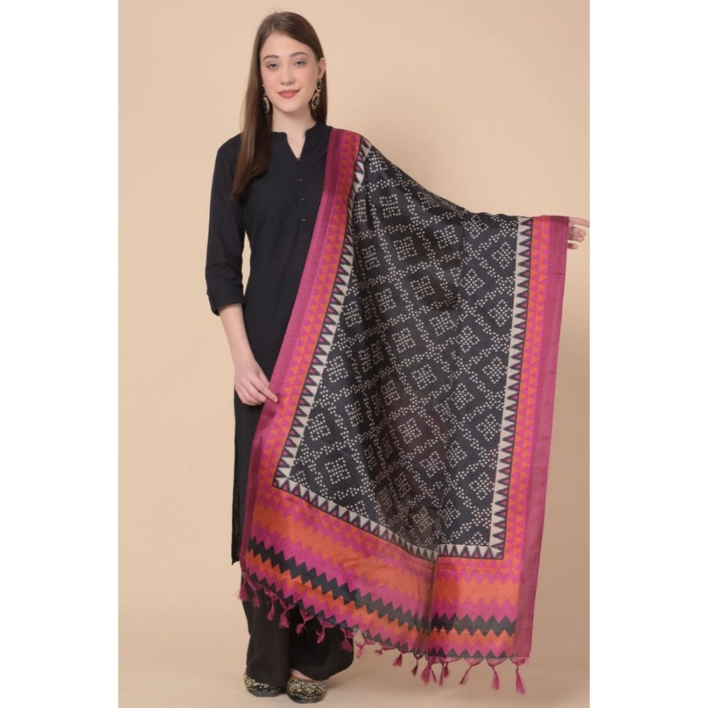 Ranili Art Silk Printed Dupatta