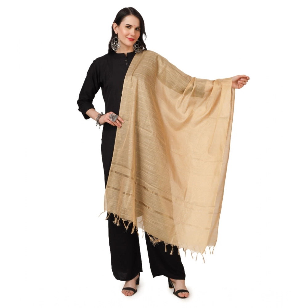 Ranili Chanderi Solid Dupatta