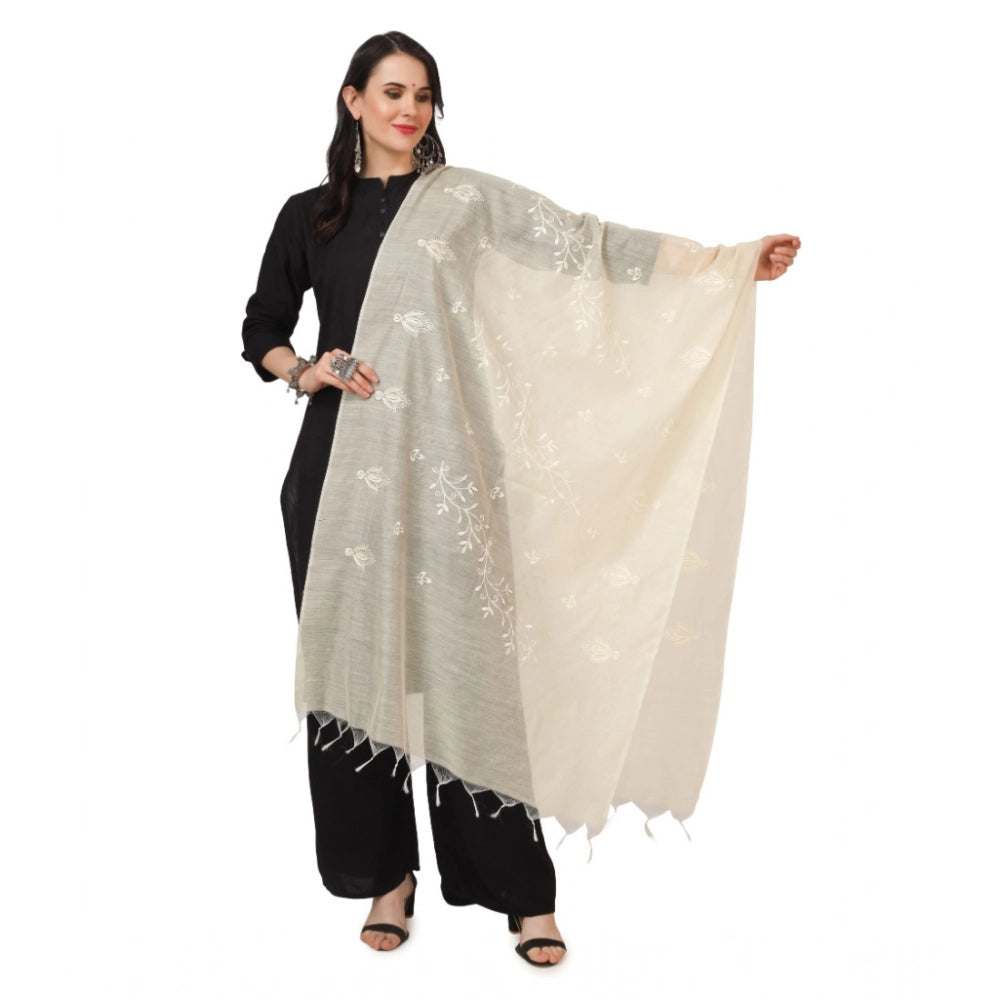 Ranili Cotton Embroidered Dupatta