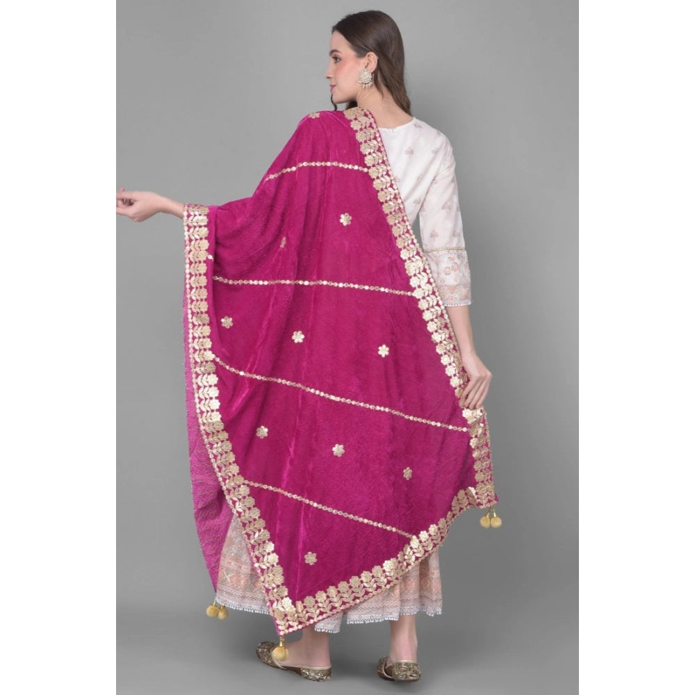 Ranili Velvet Gotta Patti Dupatta