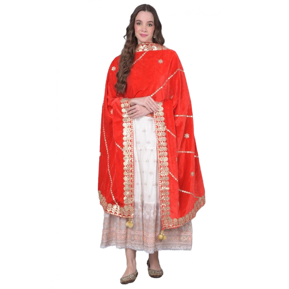 Ranili Velvet Gotta Patti Dupatta