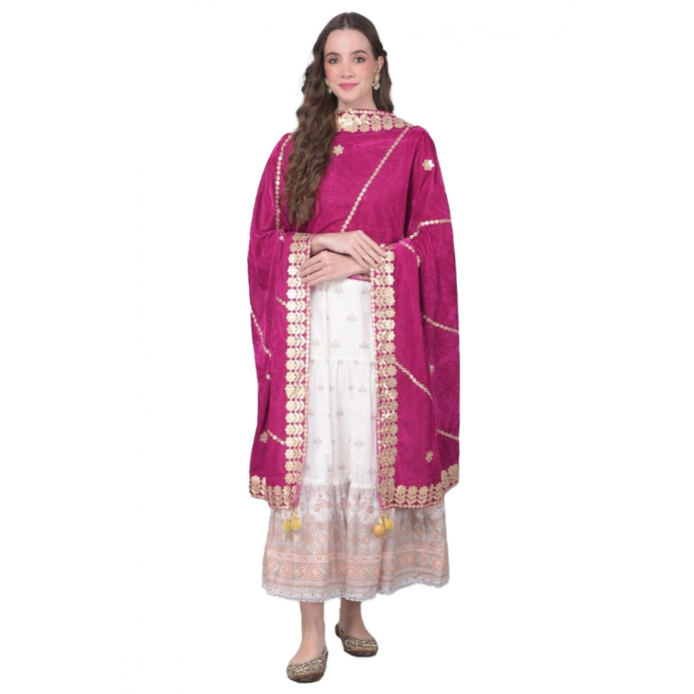 Ranili Velvet Gotta Patti Dupatta
