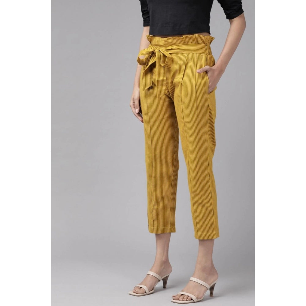Ranili Casual Printed Cotton Flex Trouser Pant