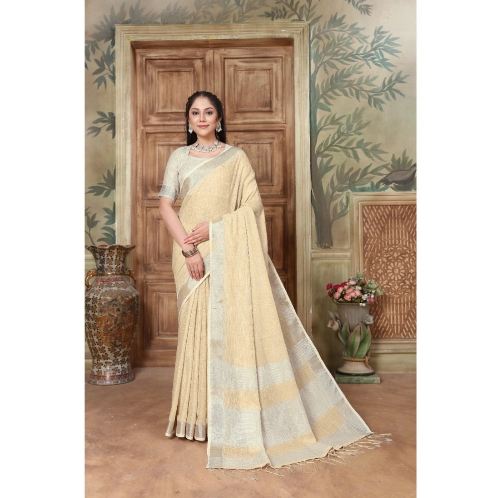Ranili organza Printed Saree With Unstitched Blouse