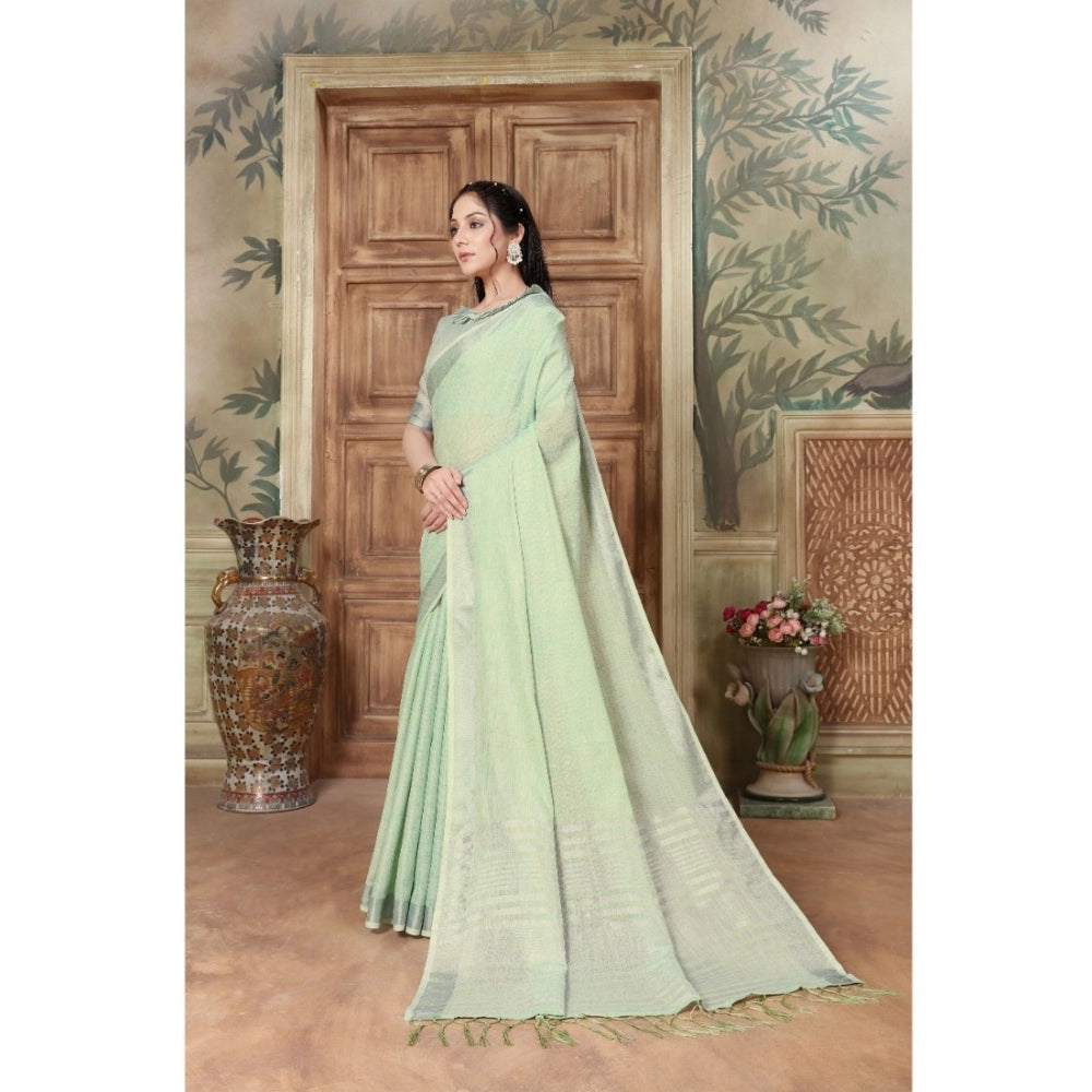 Ranili organza Printed Saree With Unstitched Blouse