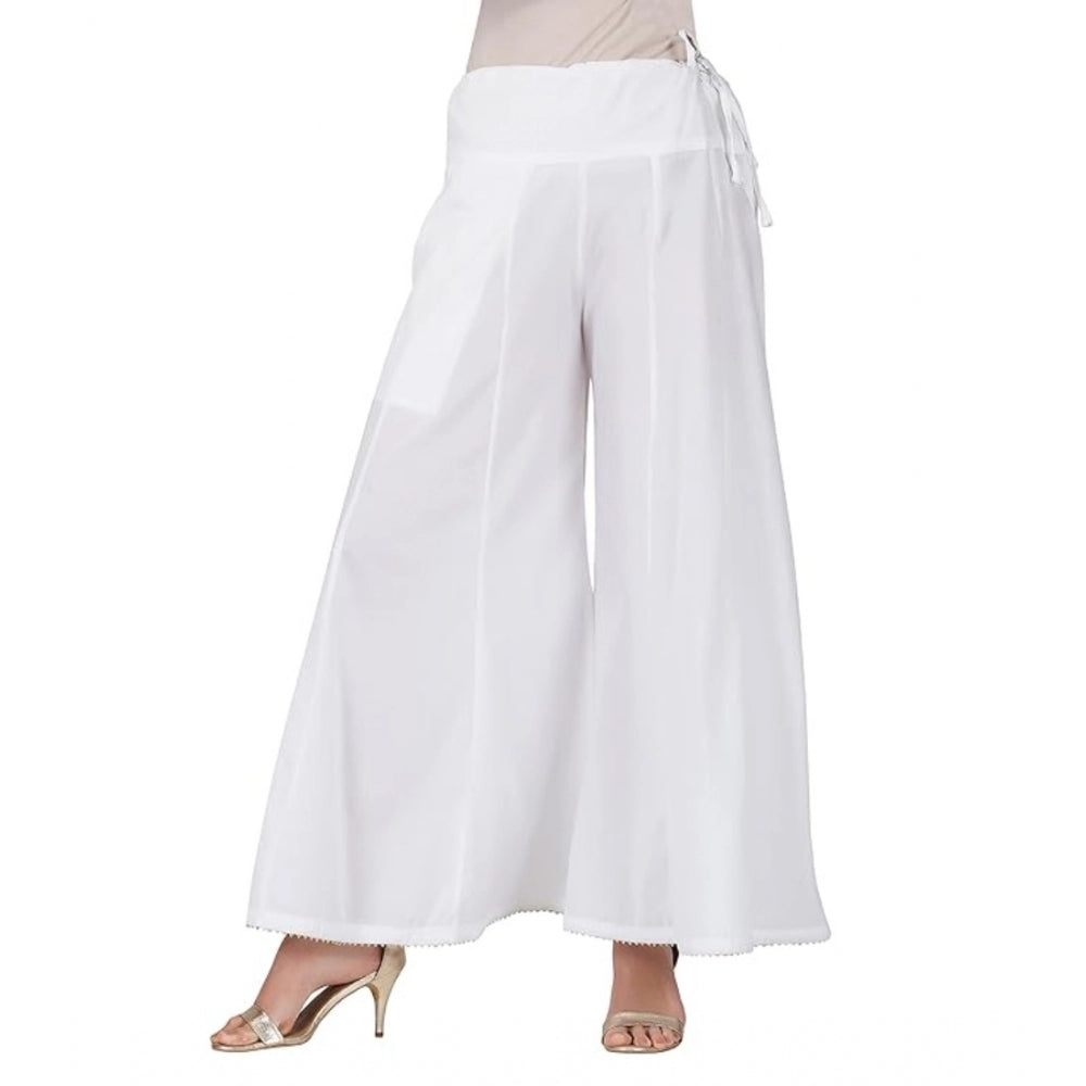 Ranili Casual Cotton Solid Palazzo