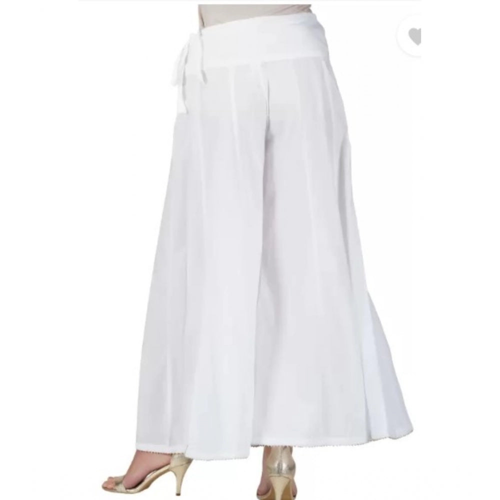 Ranili Casual Cotton Solid Palazzo