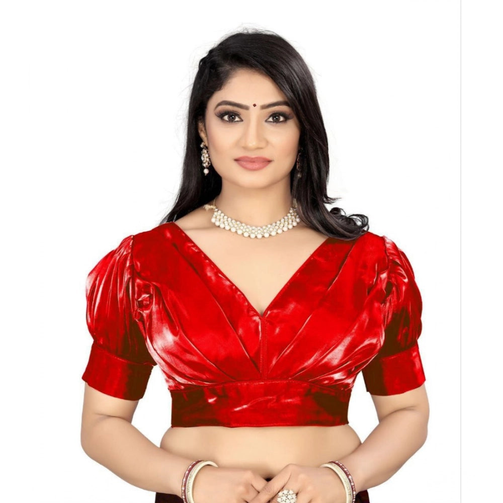 Ranili Women's organza Plain Readymade Blouse