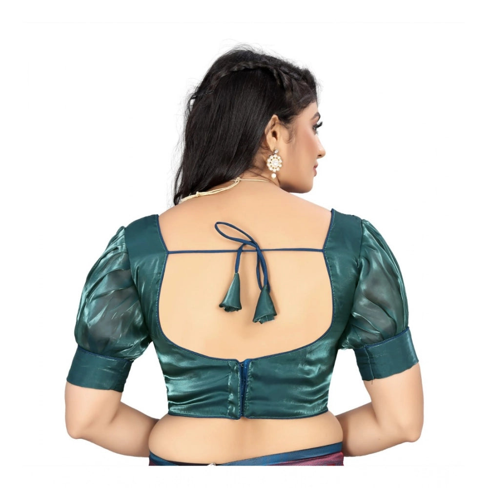 Ranili Women's organza Plain Readymade Blouse