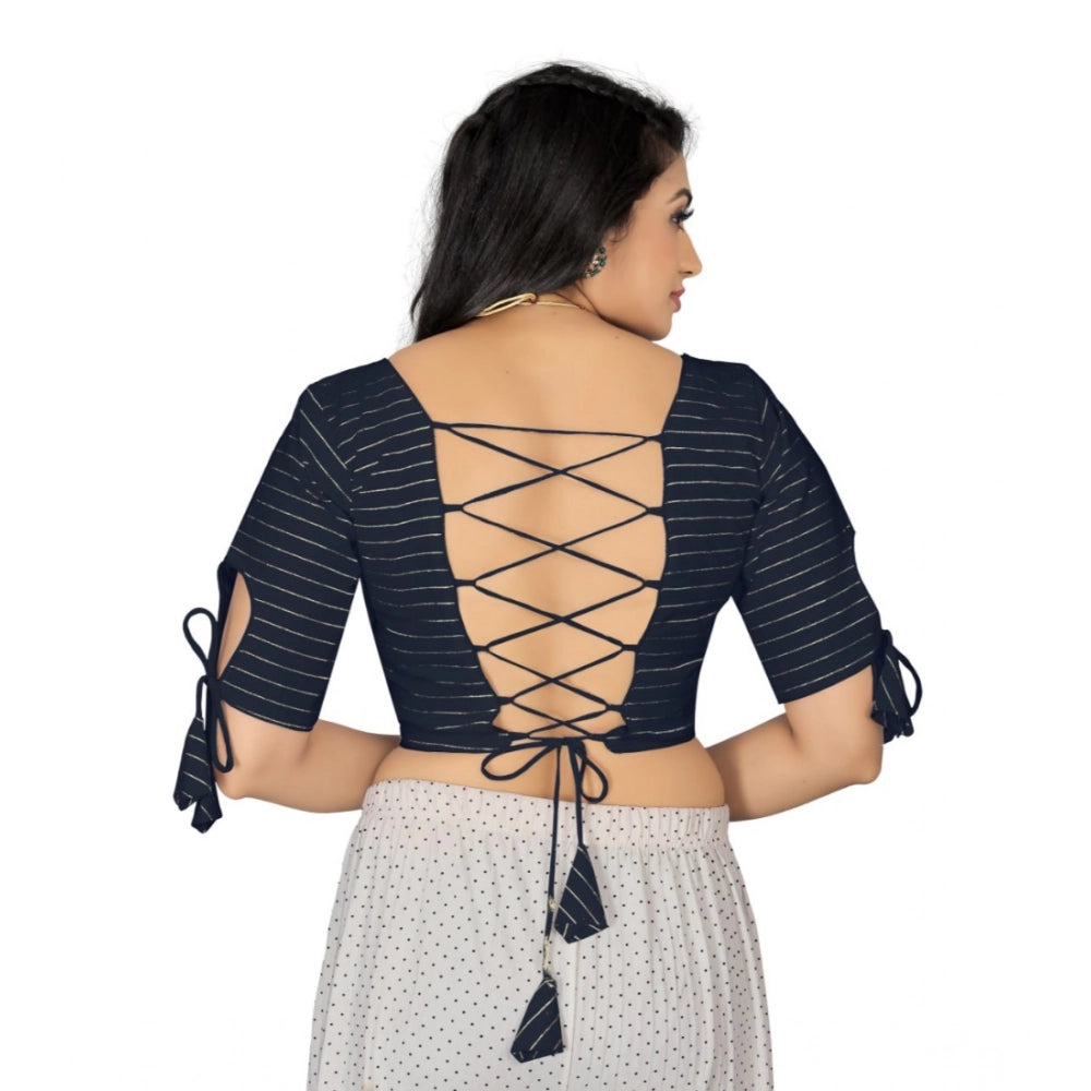 Ranili Women's cotton Thread Work Readymade Blouse