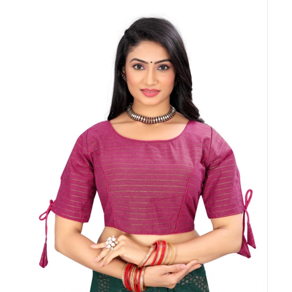 Ranili Women's cotton Thread Work Readymade Blouse