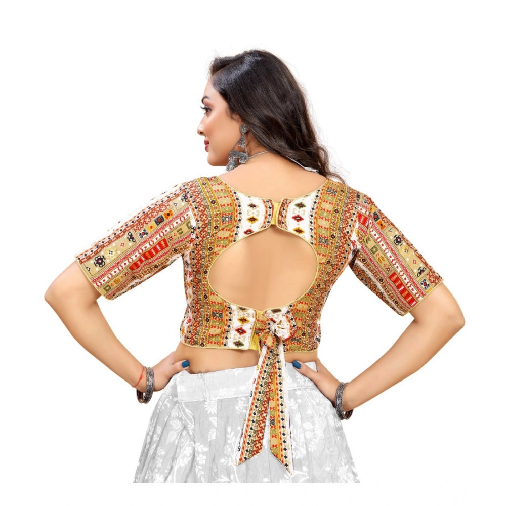 Ranili Women's cotton Blend Plain Readymade Blouse