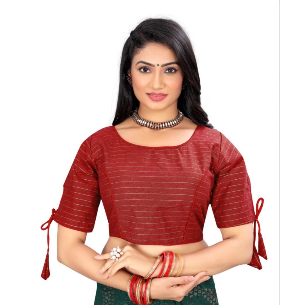 Ranili Women's cotton Thread Work Readymade Blouse