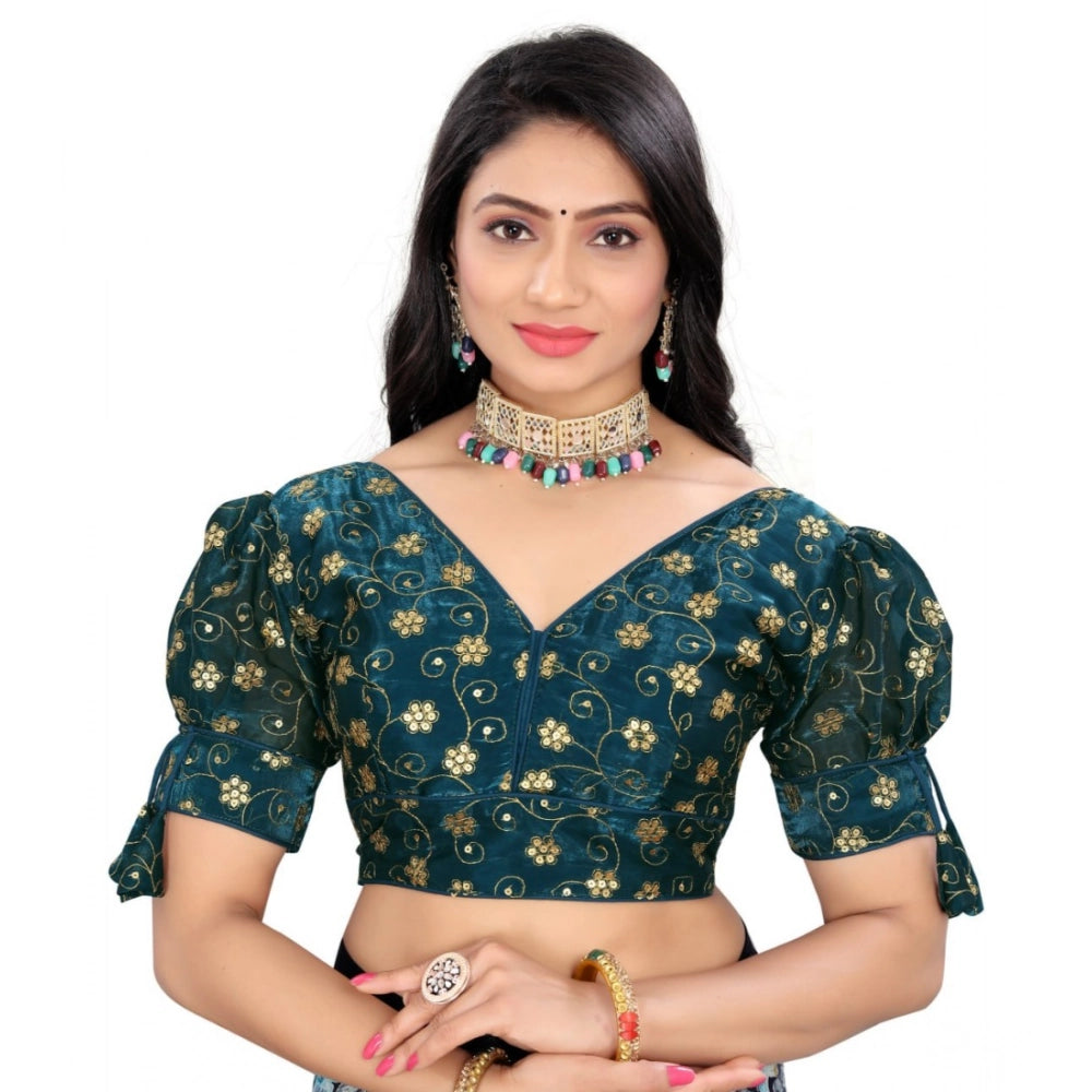 Ranili Women's jimmy Choo Embroidery Readymade Blouse