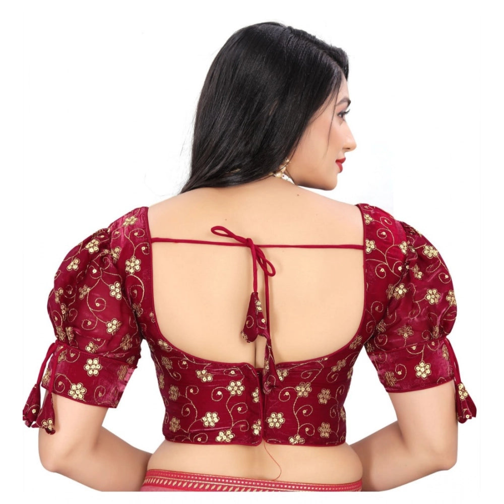 Ranili Women's jimmy Choo Embroidery Readymade Blouse