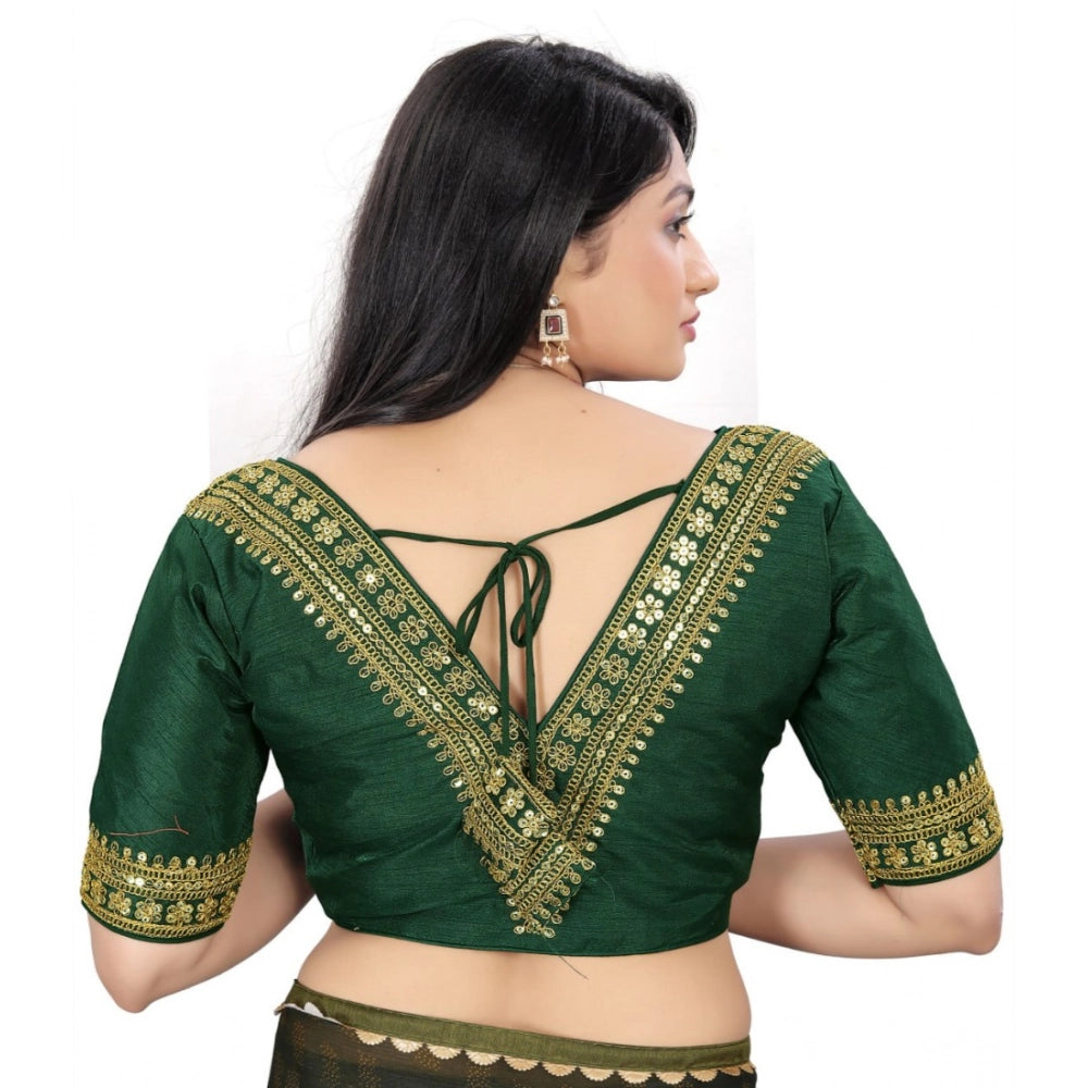 Ranili Women's banglory Embroidery Readymade Blouse
