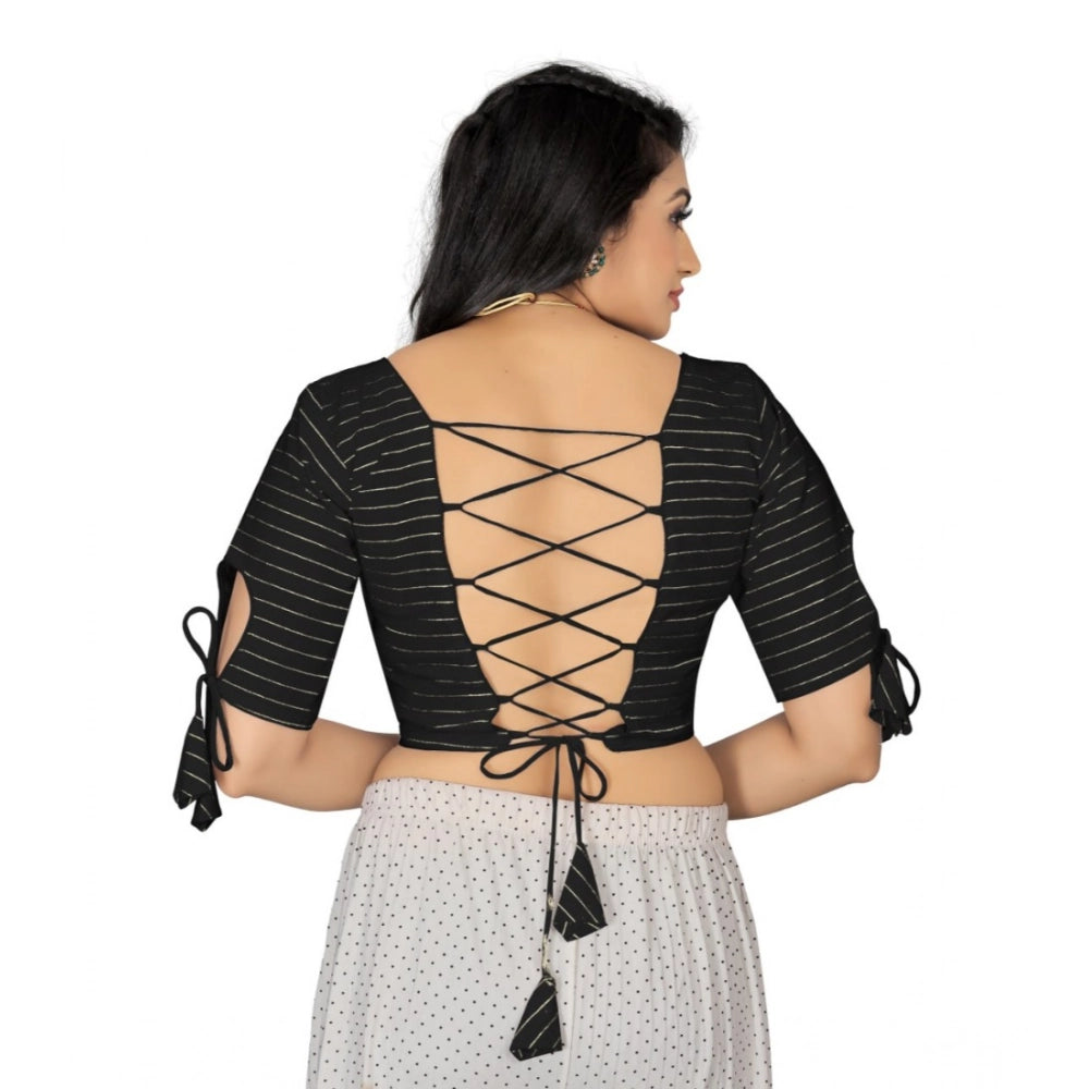 Ranili Women's cotton Thread Work Readymade Blouse