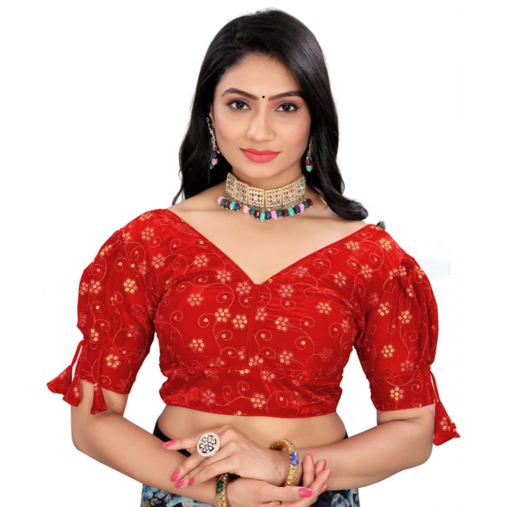 Ranili Women's jimmy Choo Embroidery Readymade Blouse