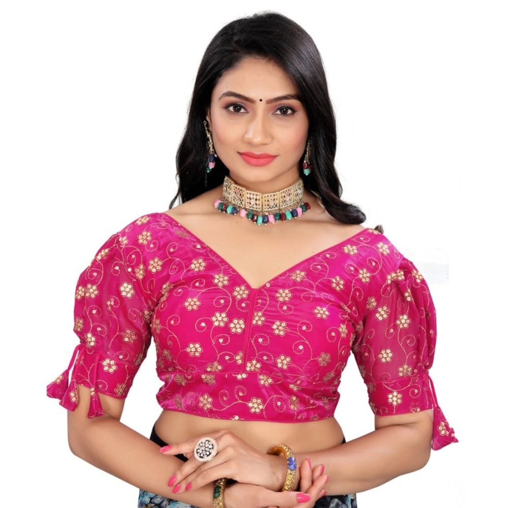 Ranili Women's jimmy Choo Embroidery Readymade Blouse