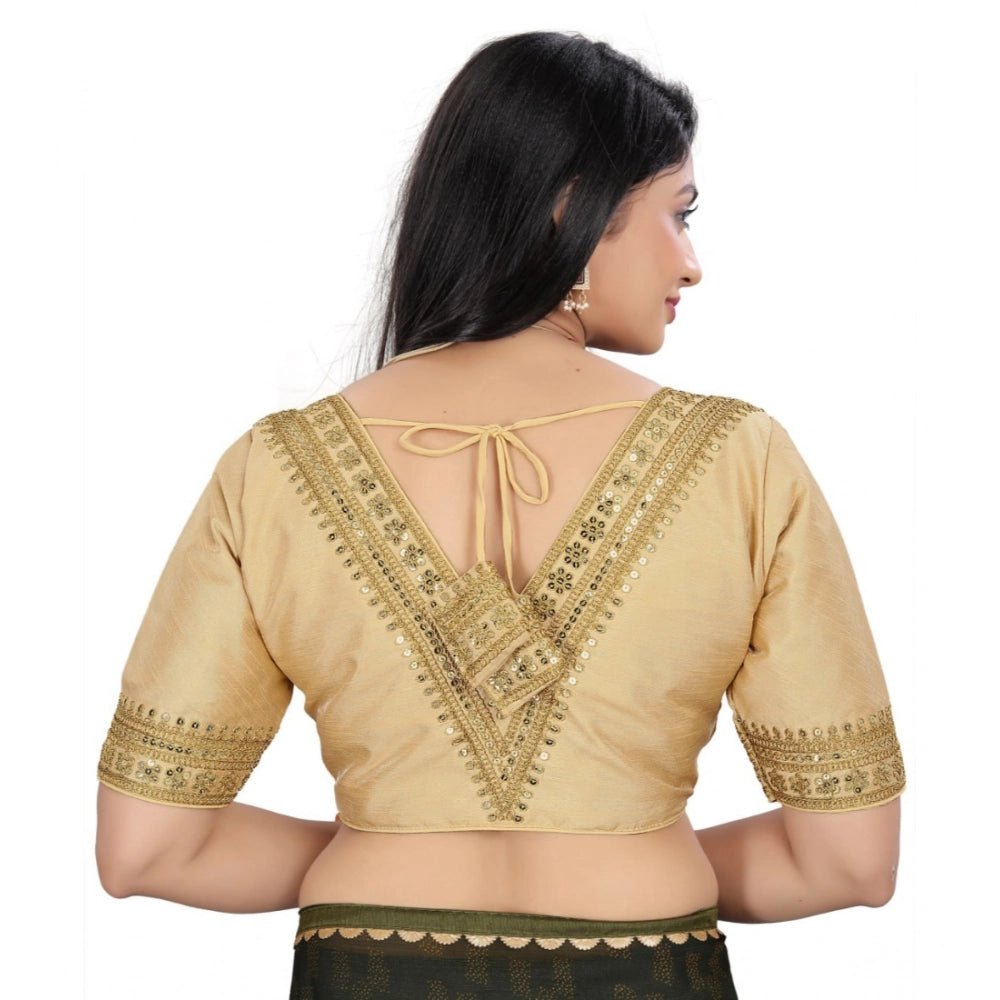 Ranili Women's banglory Embroidery Readymade Blouse