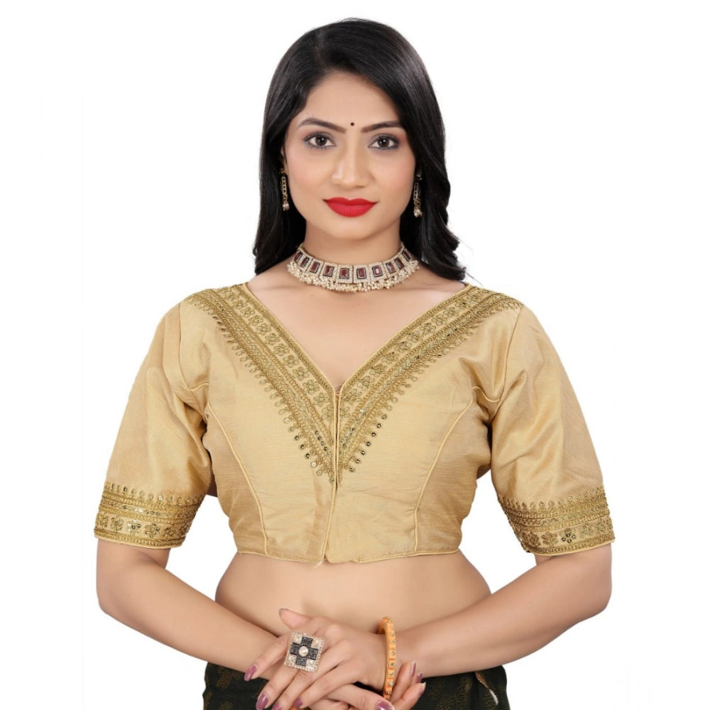 Ranili Women's banglory Embroidery Readymade Blouse