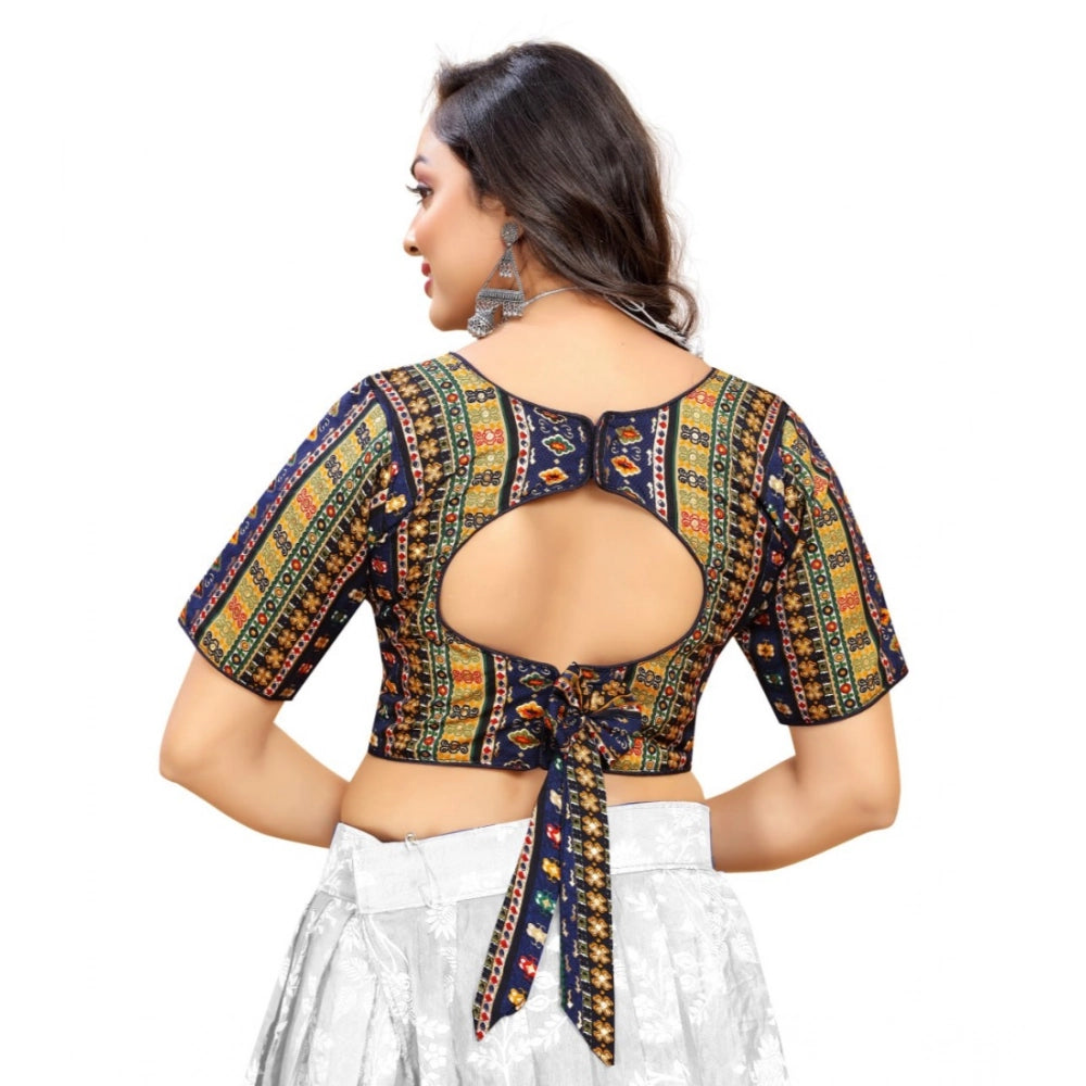 Ranili Women's cotton Blend Plain Readymade Blouse