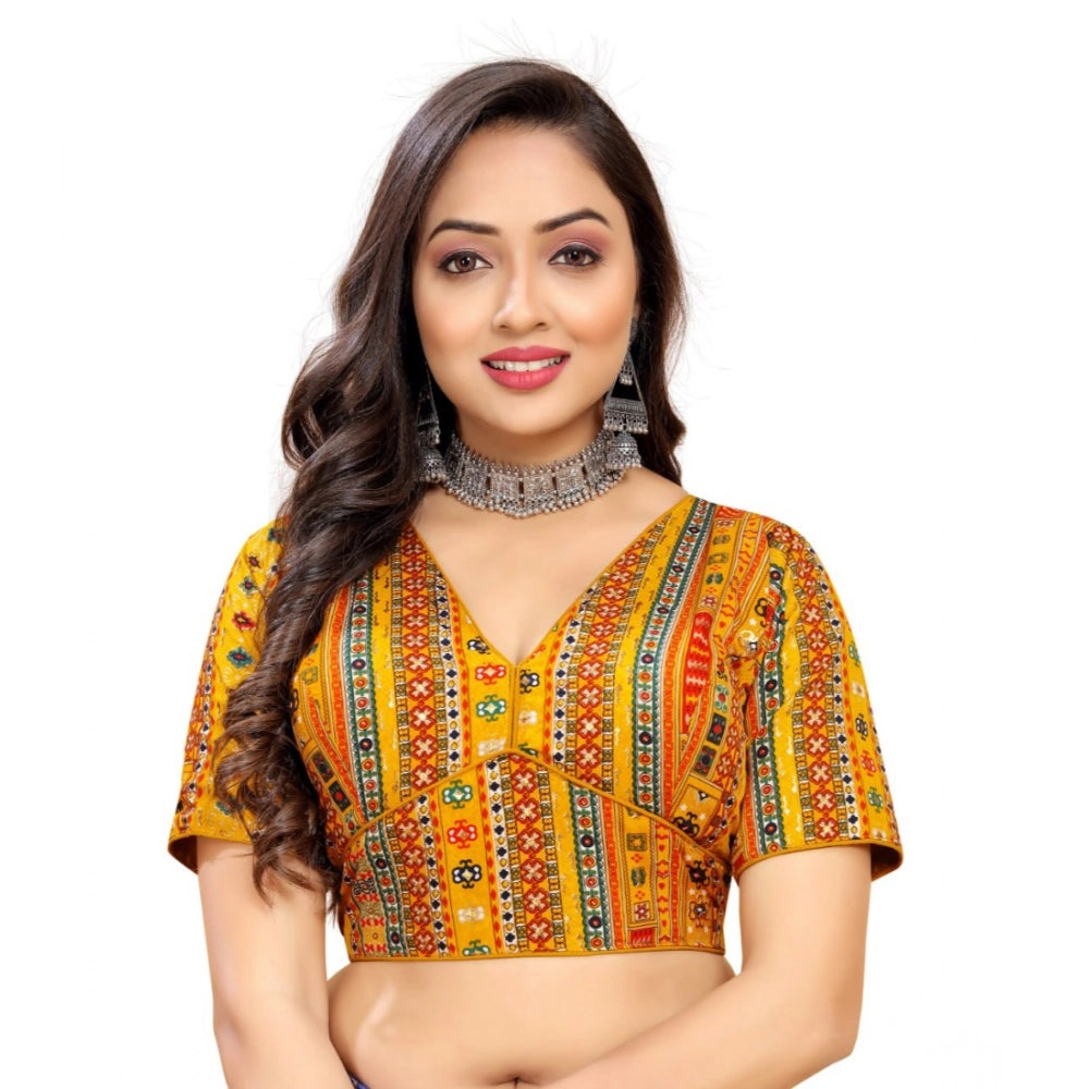 Ranili Women's cotton Blend Plain Readymade Blouse