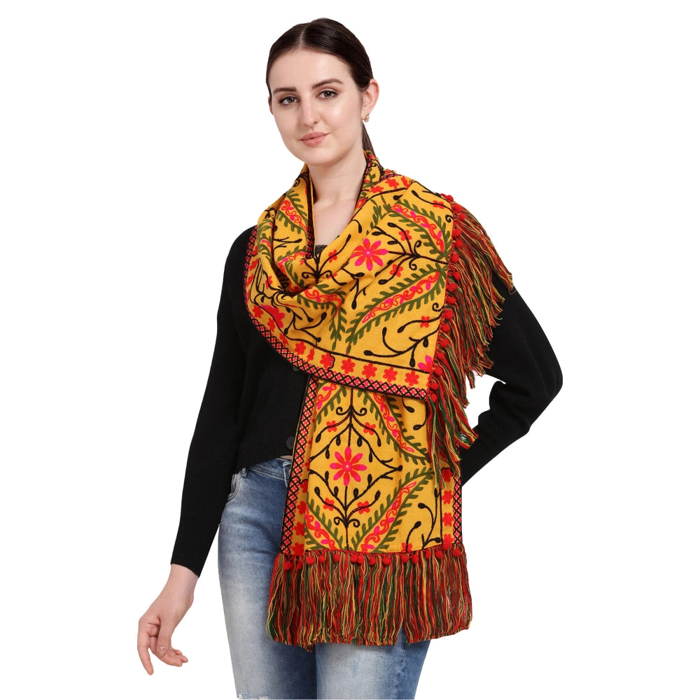 Ranili Cotton Embroidered Muffler