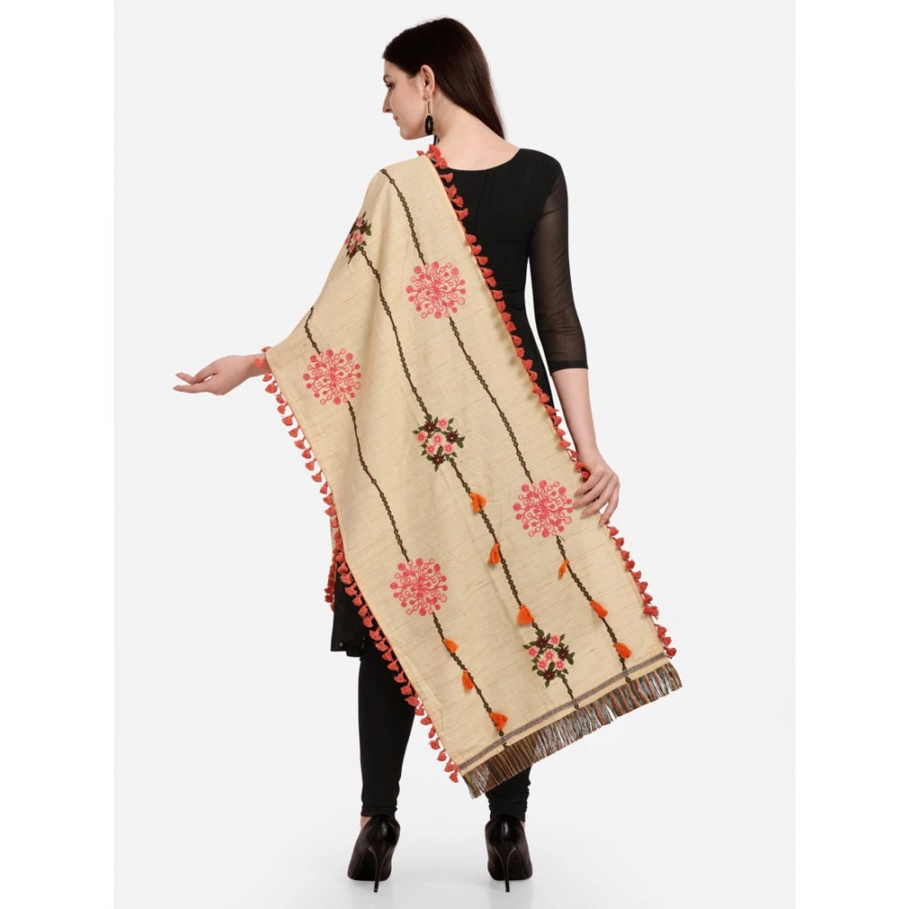 Ranili Cotton Embroidered Dupatta