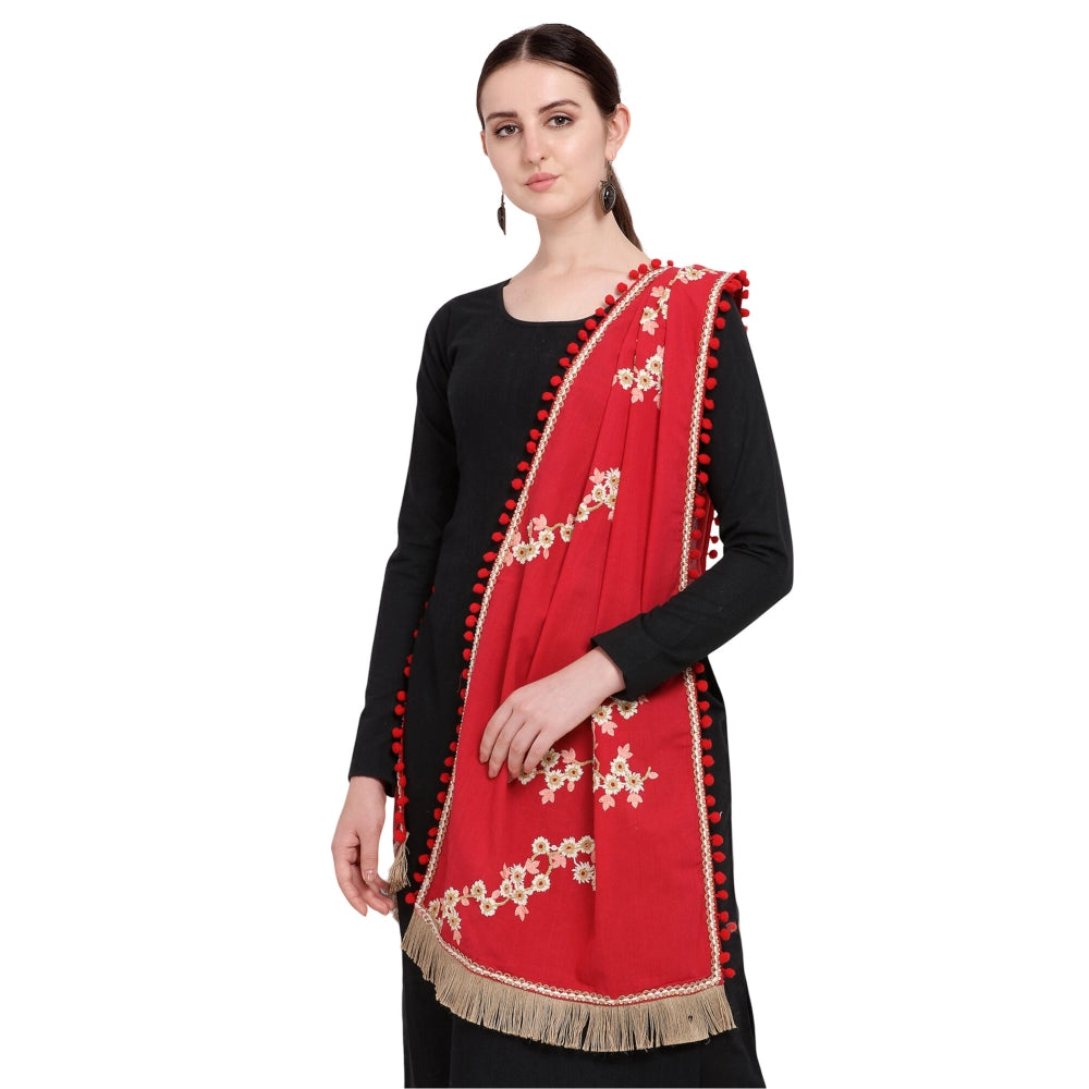 Ranili Cotton Embroidered Dupatta