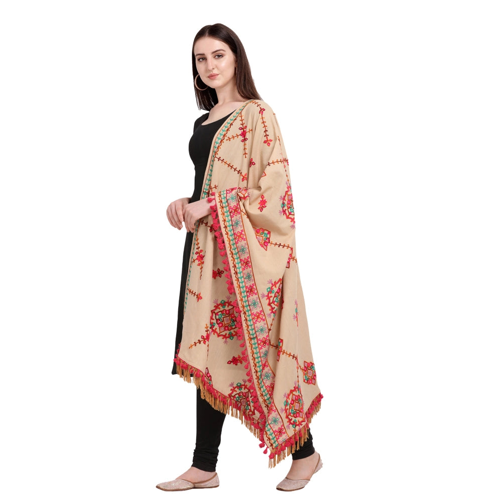 Ranili Cotton Embroidered Dupatta