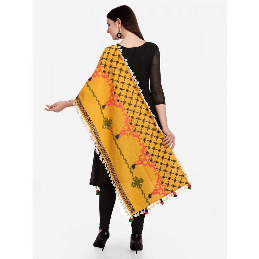 Ranili Cotton Embroidered Dupatta