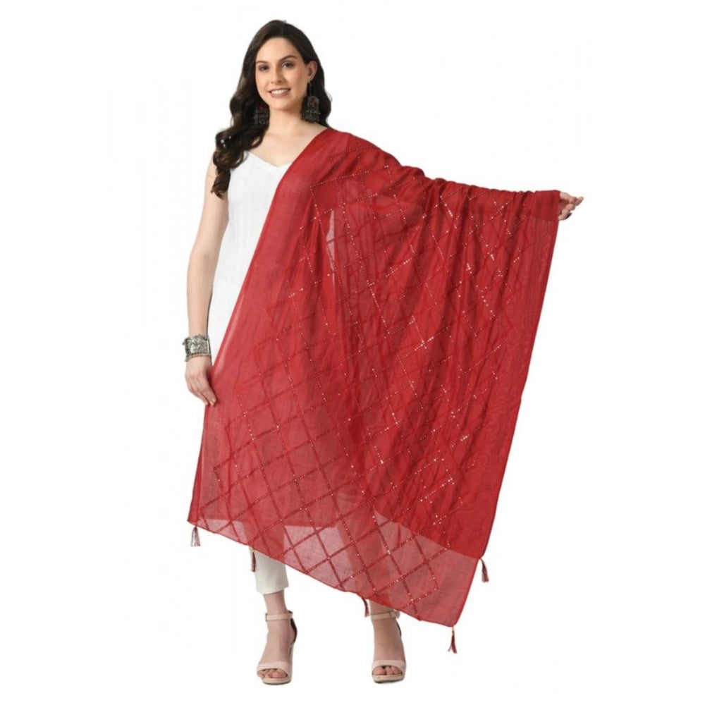 Ranili Chanderi Self Design Dupatta