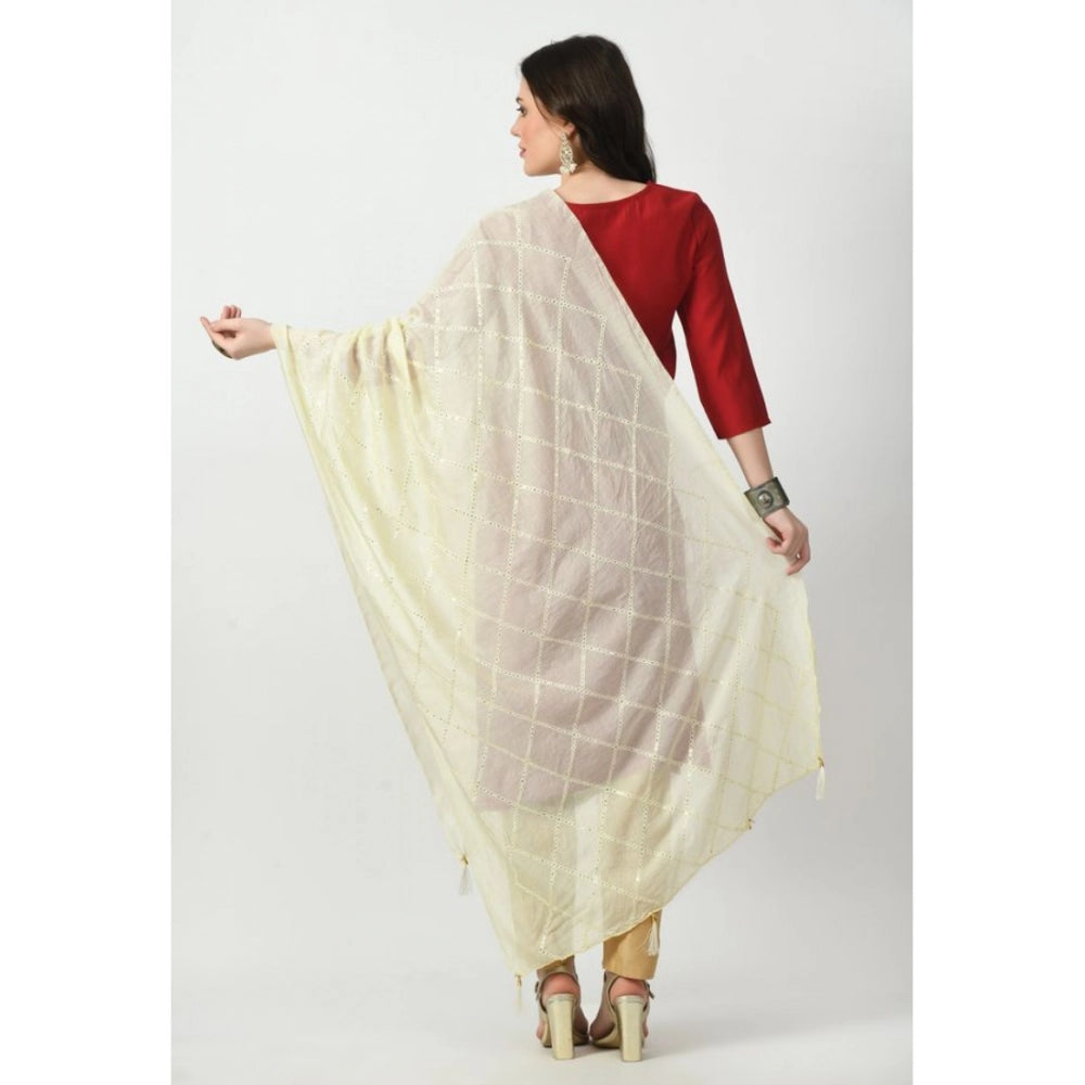Ranili Chanderi Self Design Dupatta