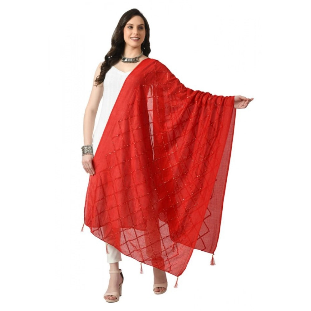 Ranili Chanderi Self Design Dupatta