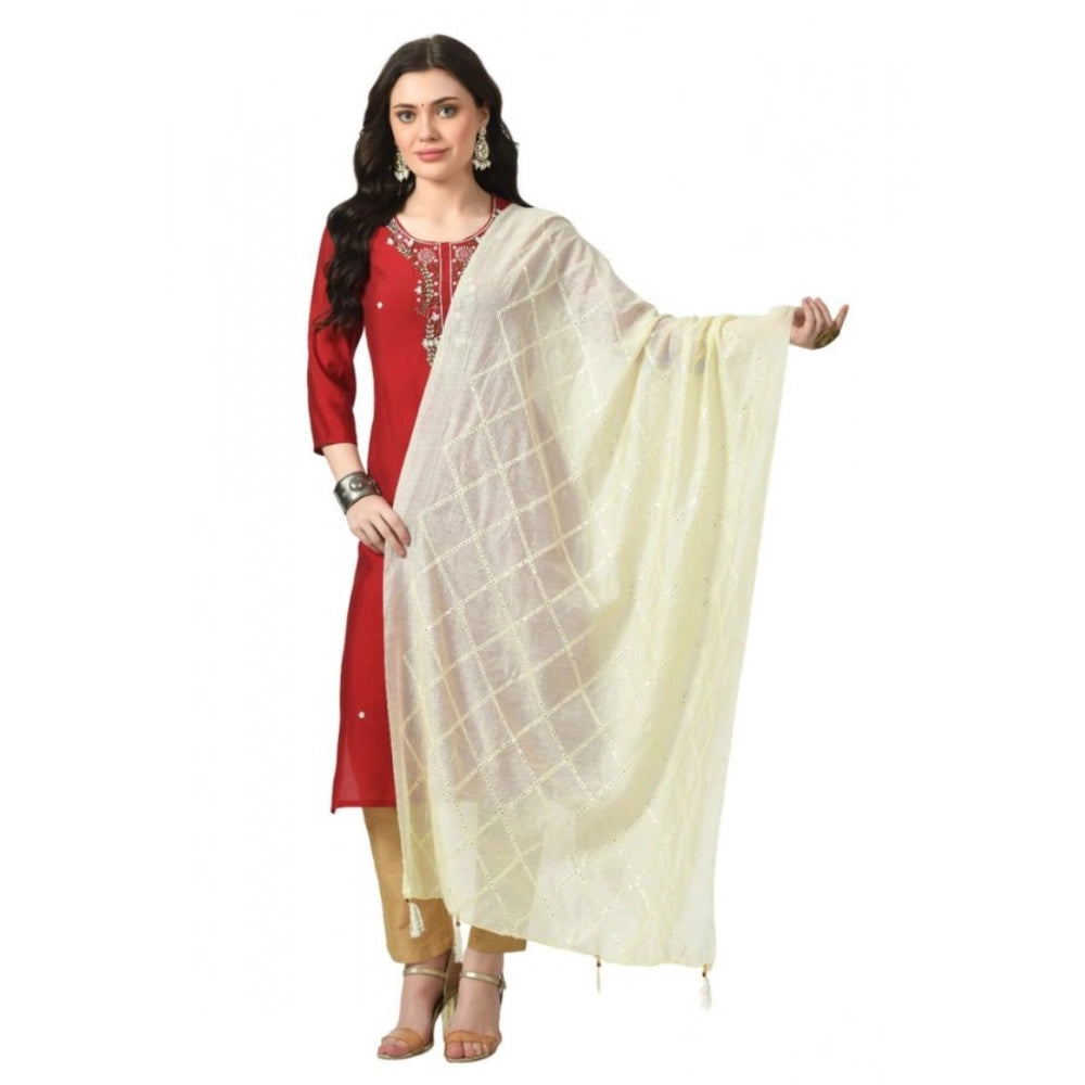 Ranili Chanderi Self Design Dupatta