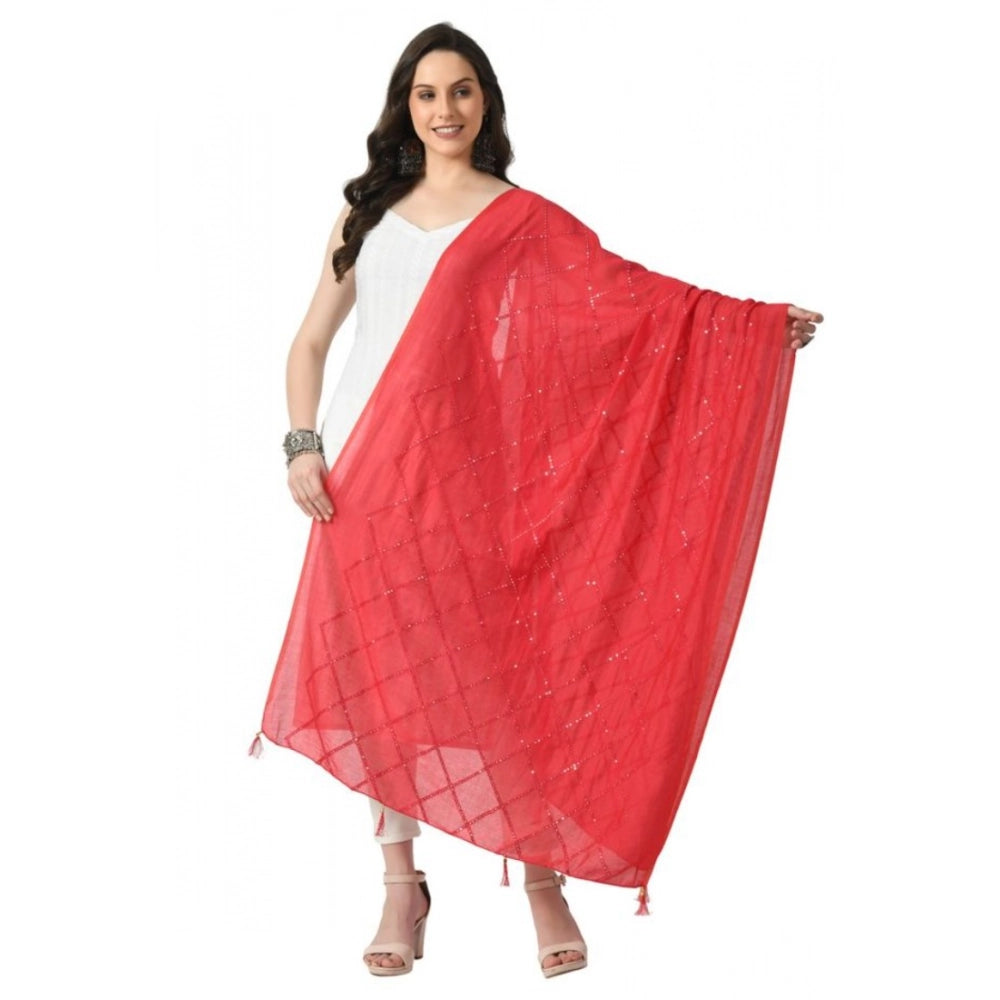 Ranili Chanderi Self Design Dupatta