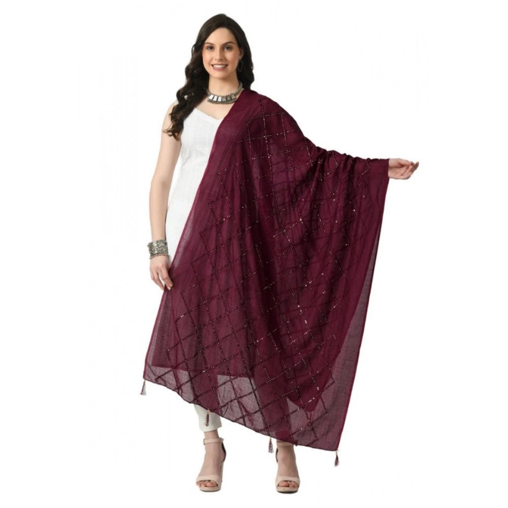 Ranili Chanderi Self Design Dupatta