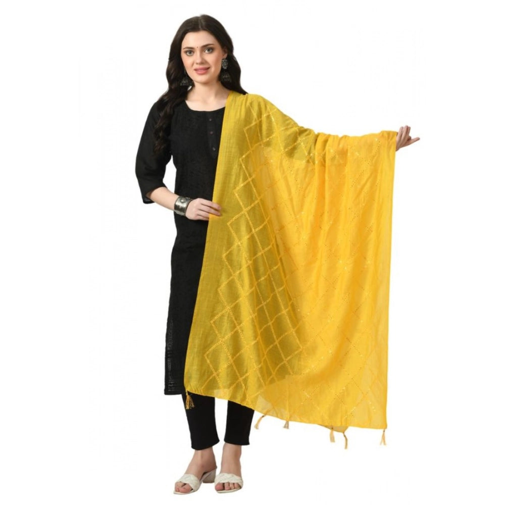 Ranili Chanderi Self Design Dupatta