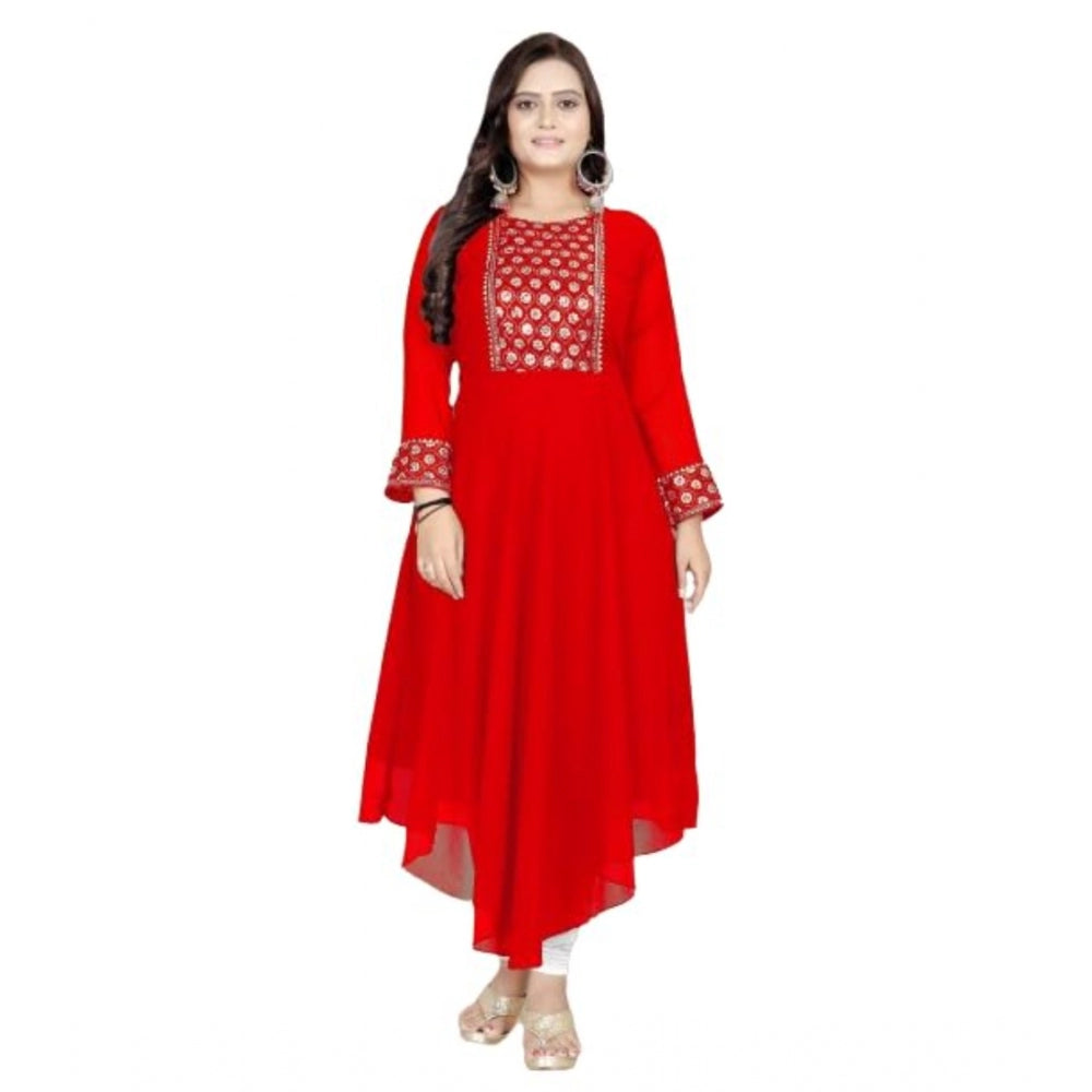 Ranili Georgette Embroidered Kurti